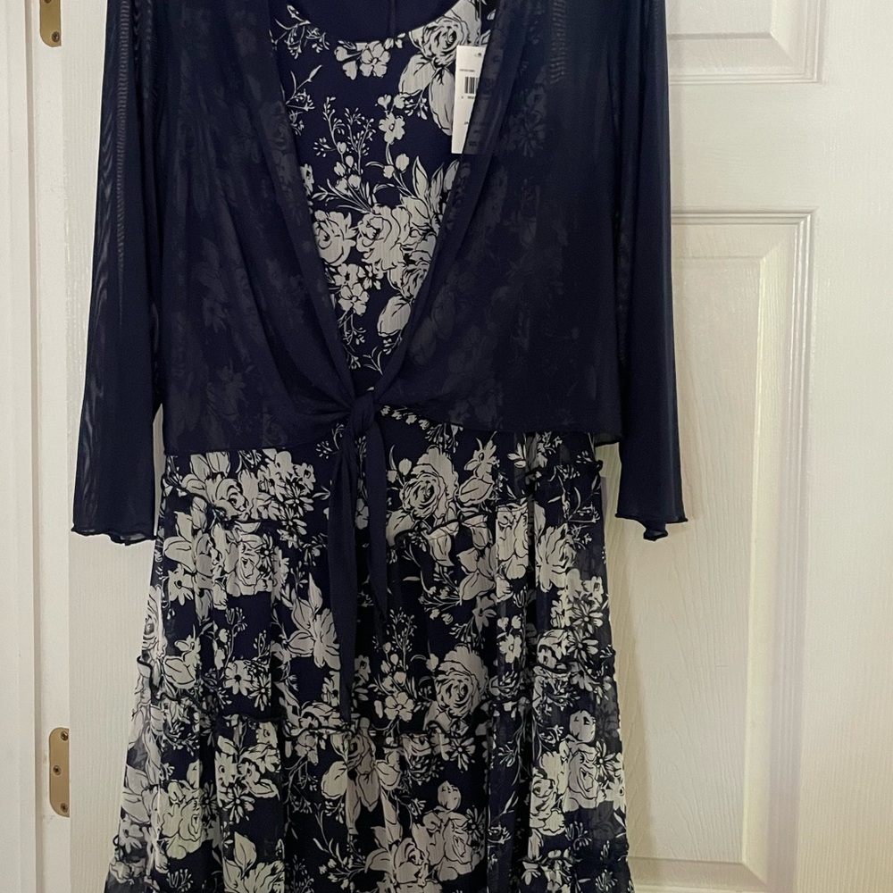 Dress with shawl (2 piece set)
